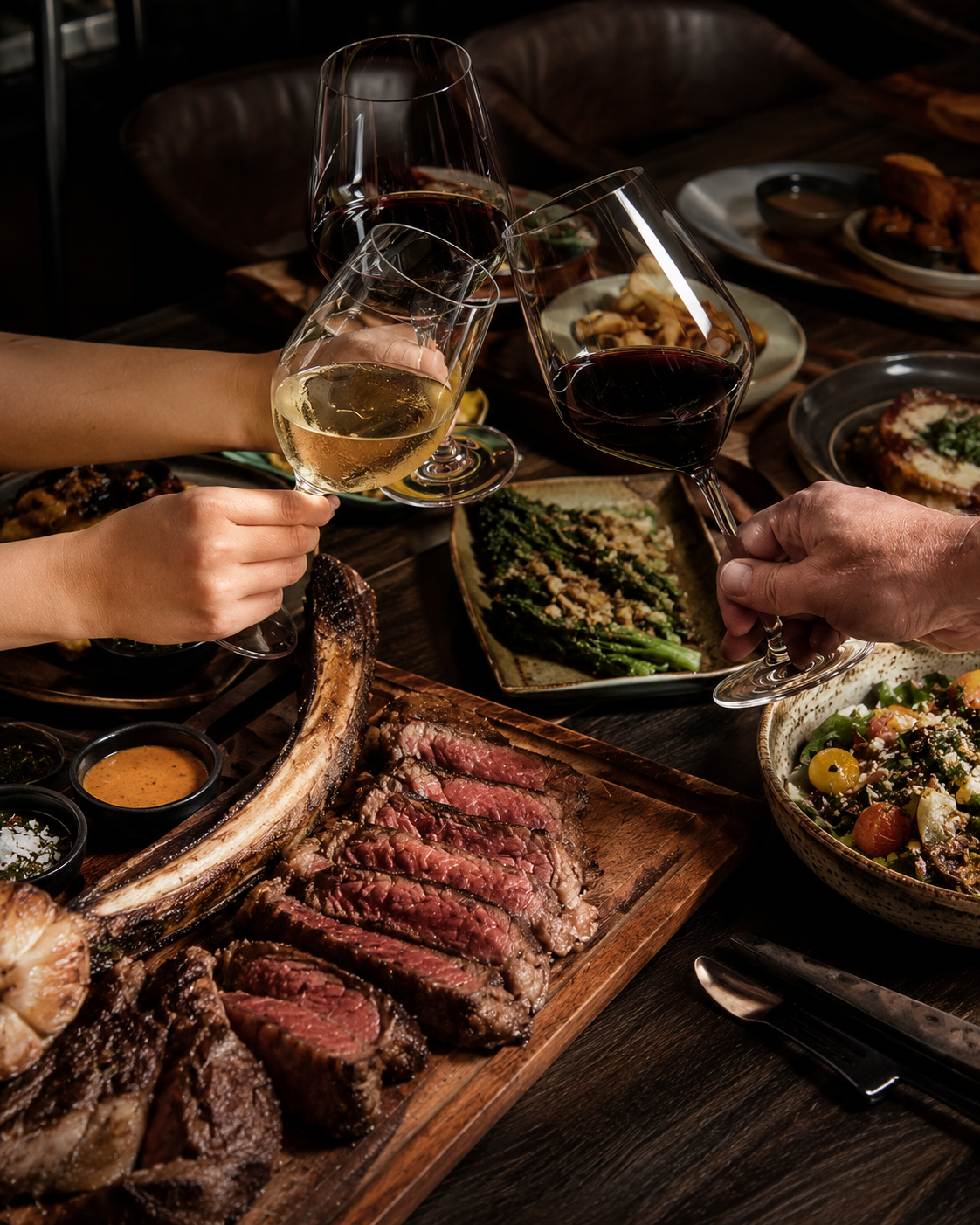 AU MENU — L'Ambroisie, table française au bord du canal