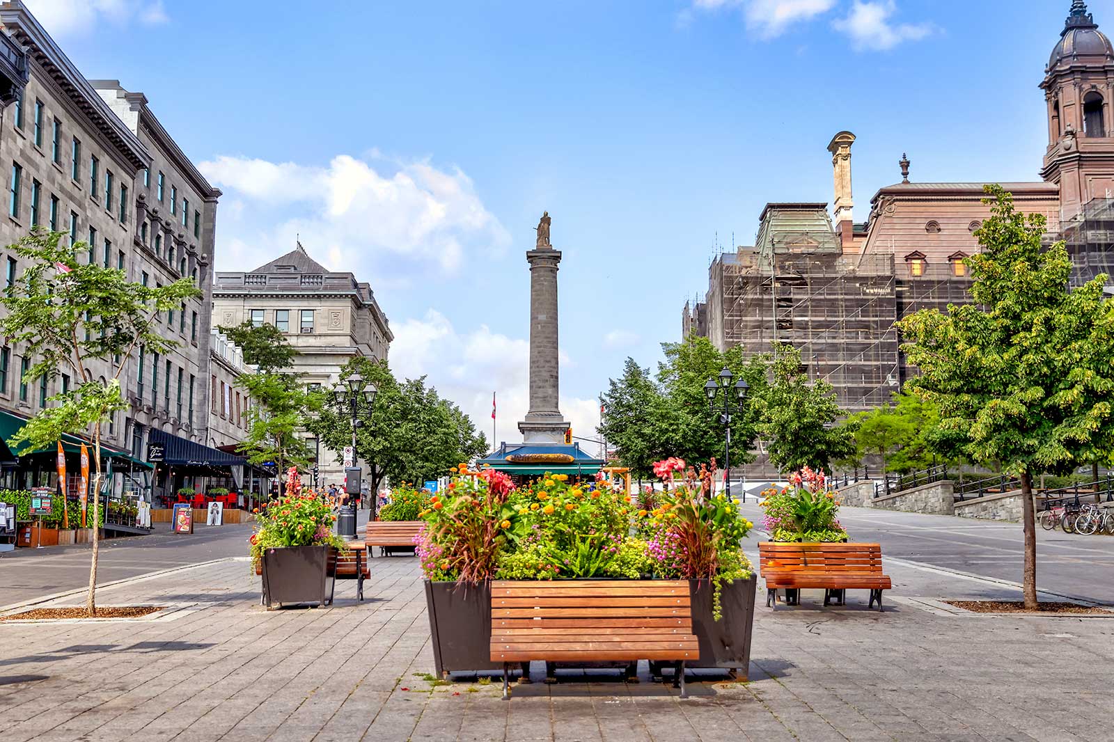 Place Jacques-Cartier in summer